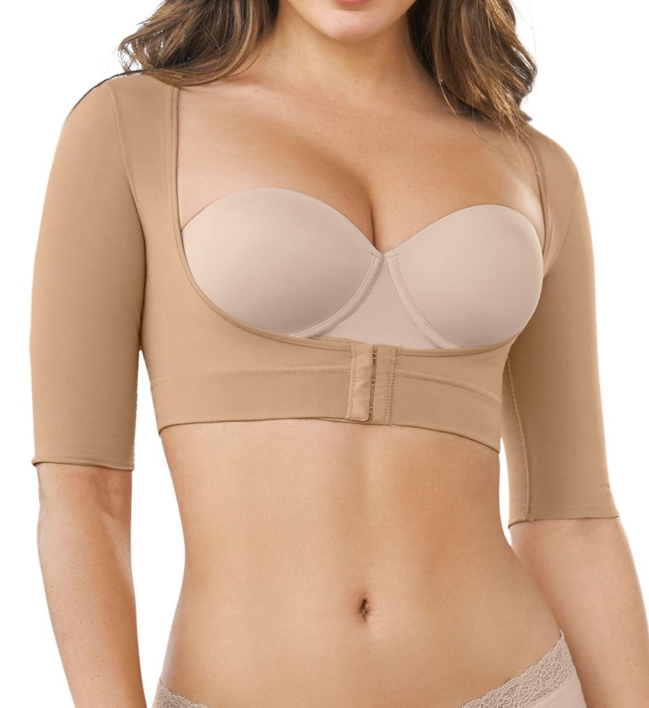 Leonisa : Leonisa 015790 SkinFuse Invisible Upper Arm Compression Vest (Soft Natural XL)