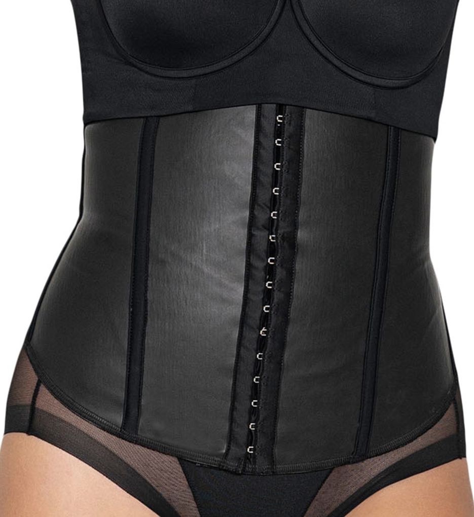 Leonisa : Leonisa 015791 Instantly Slimmer Latex Waist Cincher (Black XS)