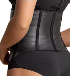 Instantly Slimmer Latex Waist Cincher Black S