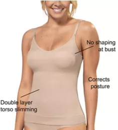 PowerSlim Secret Sculpting 2-Way Tank Nude S