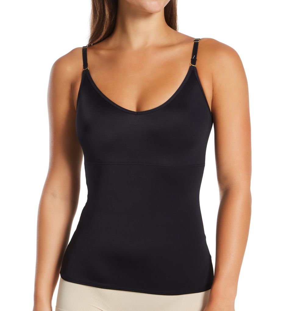 Vanity Fair Firm Control Shaping Camisole In Midnight Black