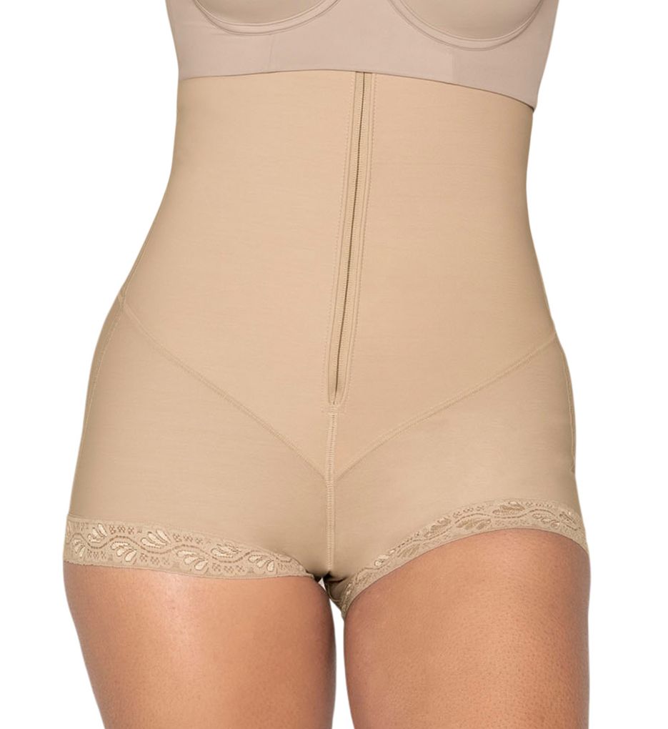 PowerSlim Compression Tummy Trimmer Shaper Short Nude L