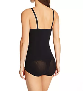 Invisible Bodysuit Shaper with Comfy Compression Black M