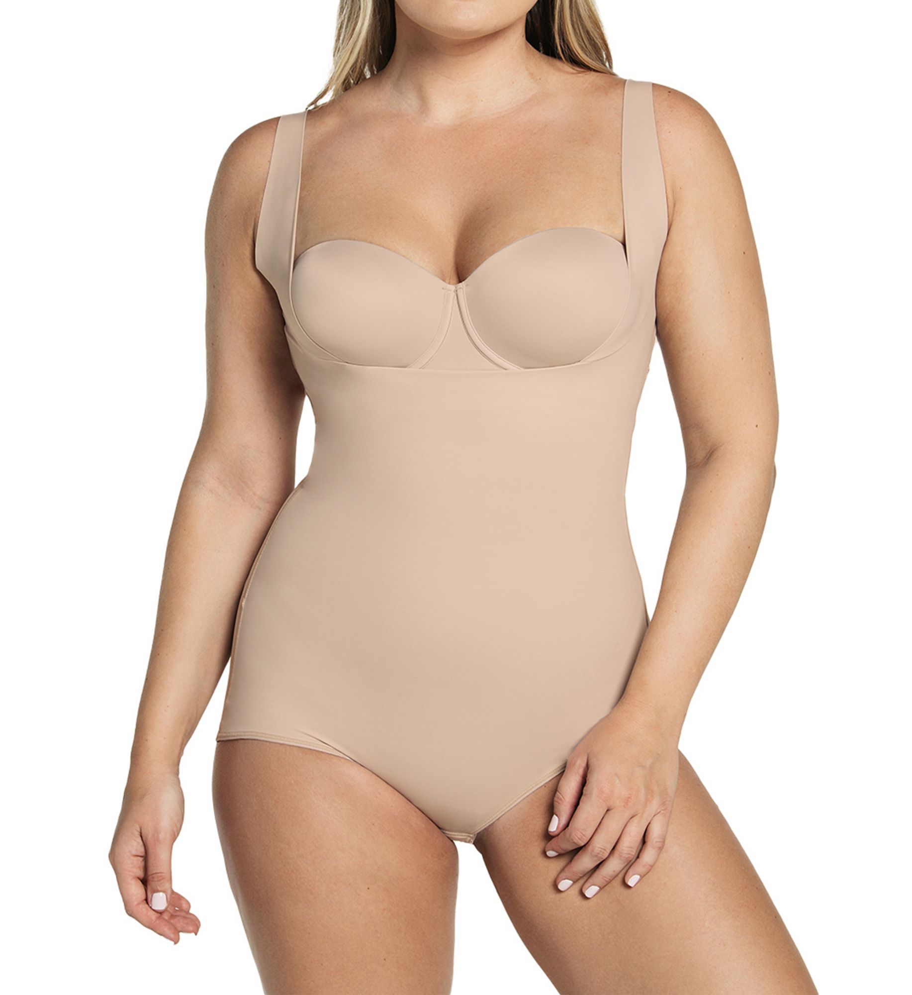 Leonisa Women's Undetectable Step-In Classic Body Shaper in Nude | Size: XL | HerRoom.com