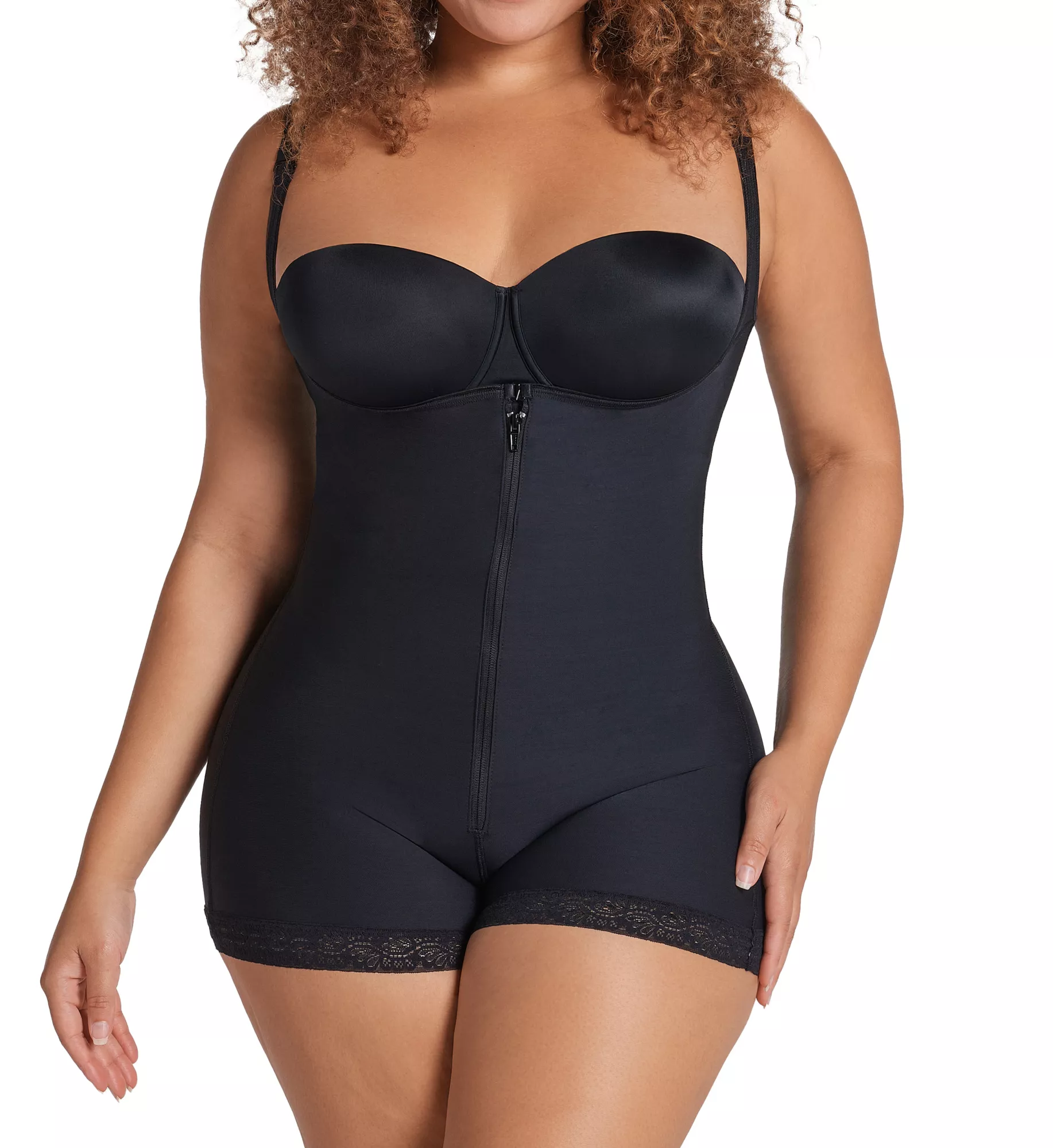 Steel Bones Tummy Control Open Bust Body Shaper main image 0