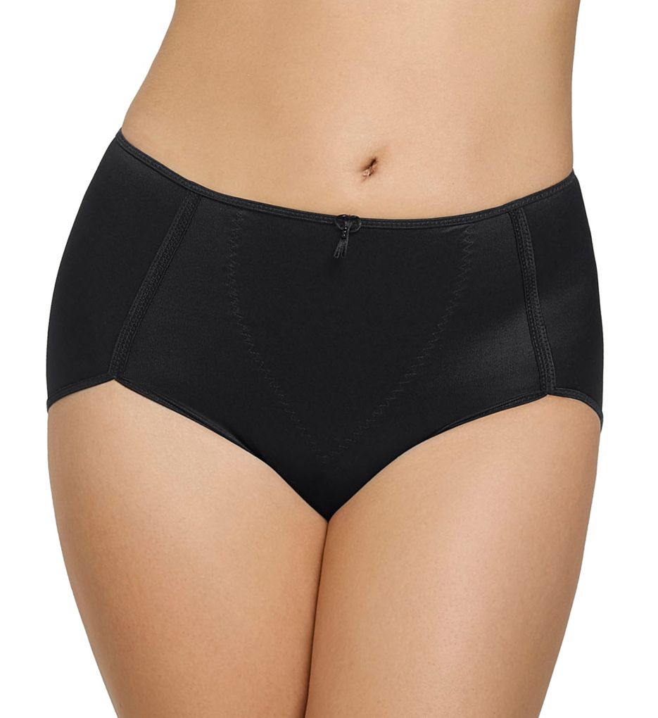 Postpartum Panty with Adjustable Belly Wrap-Leonisa Panties, Black