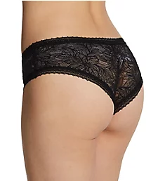 Floral Lace Cheeky Panty Black S