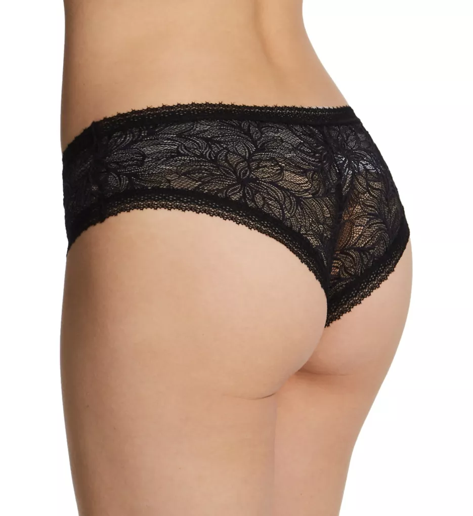 Floral Lace Cheeky Panty Black S
