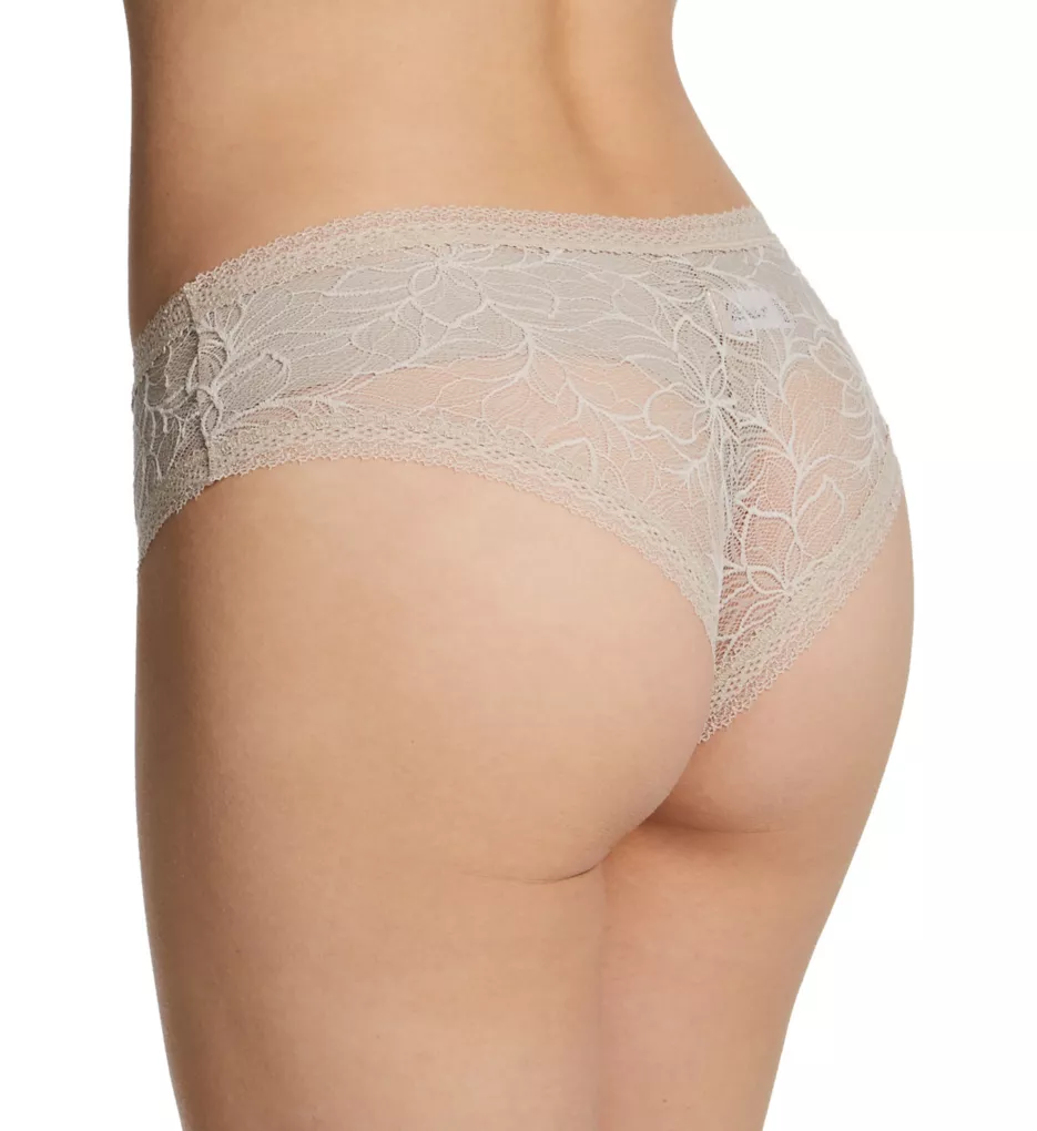 Floral Lace Cheeky Panty Nude M