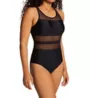 Leonisa One Piece Slimming Swimsuit with Cups 190674B - Image 1