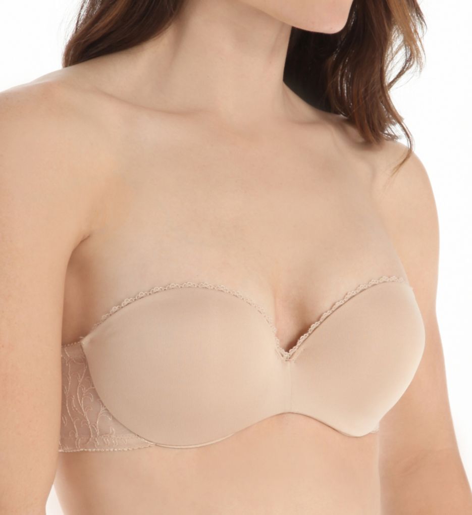 Lily of France Womens Gel Touch Strapless Push Up Bra, 34C, Barely Beige 