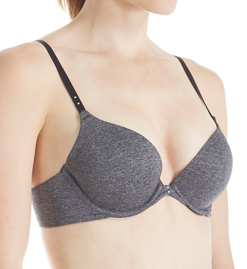 Lily Of France : Lily Of France 2175295 Your Perfect Lift Underwire T-Shirt Bra (Black Marl 34DD)