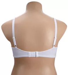 Plunge Into Comfort Keyhole Minimizer Bra White 34C