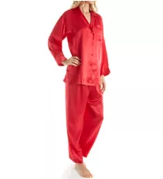 Classic Hart Long Sleeve Silk PJ Set