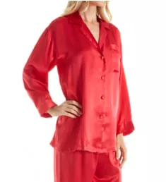 Classic Hart Long Sleeve Silk PJ Set