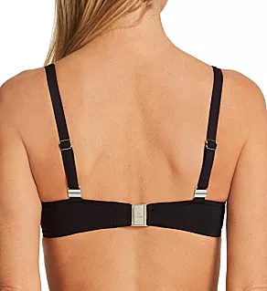 Ajourage Couture Balconnet Swim Top Black 36E