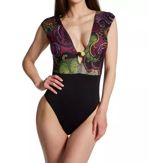 Lise Charmel Escapade Aborigene Cap Sleeve One Piece Swimsuit ABB9262