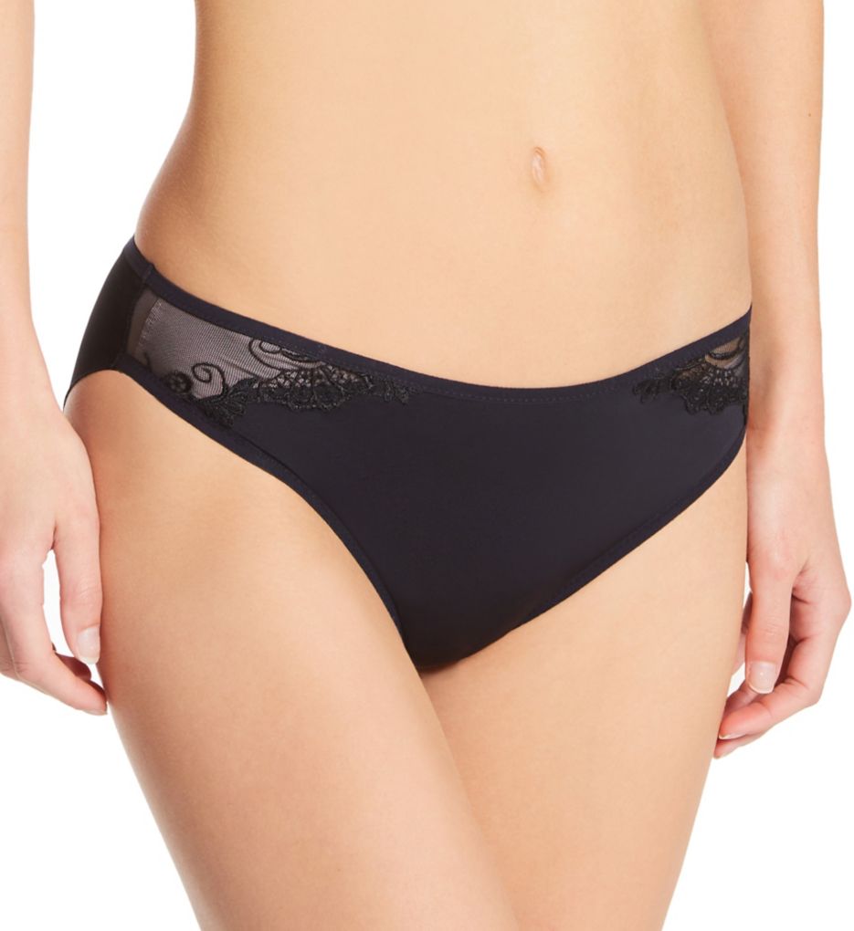 Lise Charmel (2448623): Lise Charmel ACC0188 Dressing Floral Low Waist Brief Panty (Black XS)