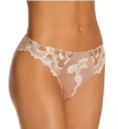 Dressing Floral Italian Brief Panty Ambre Nude XS