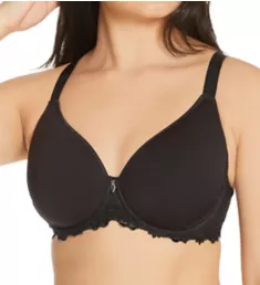 Dressing Floral 3D Spacer Plunge Underwire Bra Black 32C