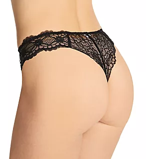 Sublime En Dentelle Thong Panty Black XS
