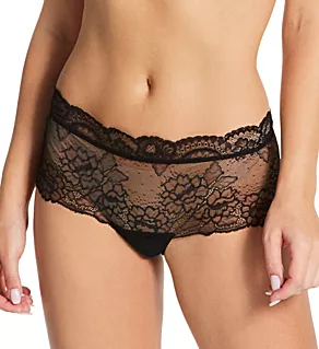 Sublime En Dentelle Boyshort Panty Black XS