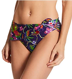 La Precieuse Skirted Bikini Swim Bottom Navy Precieux L