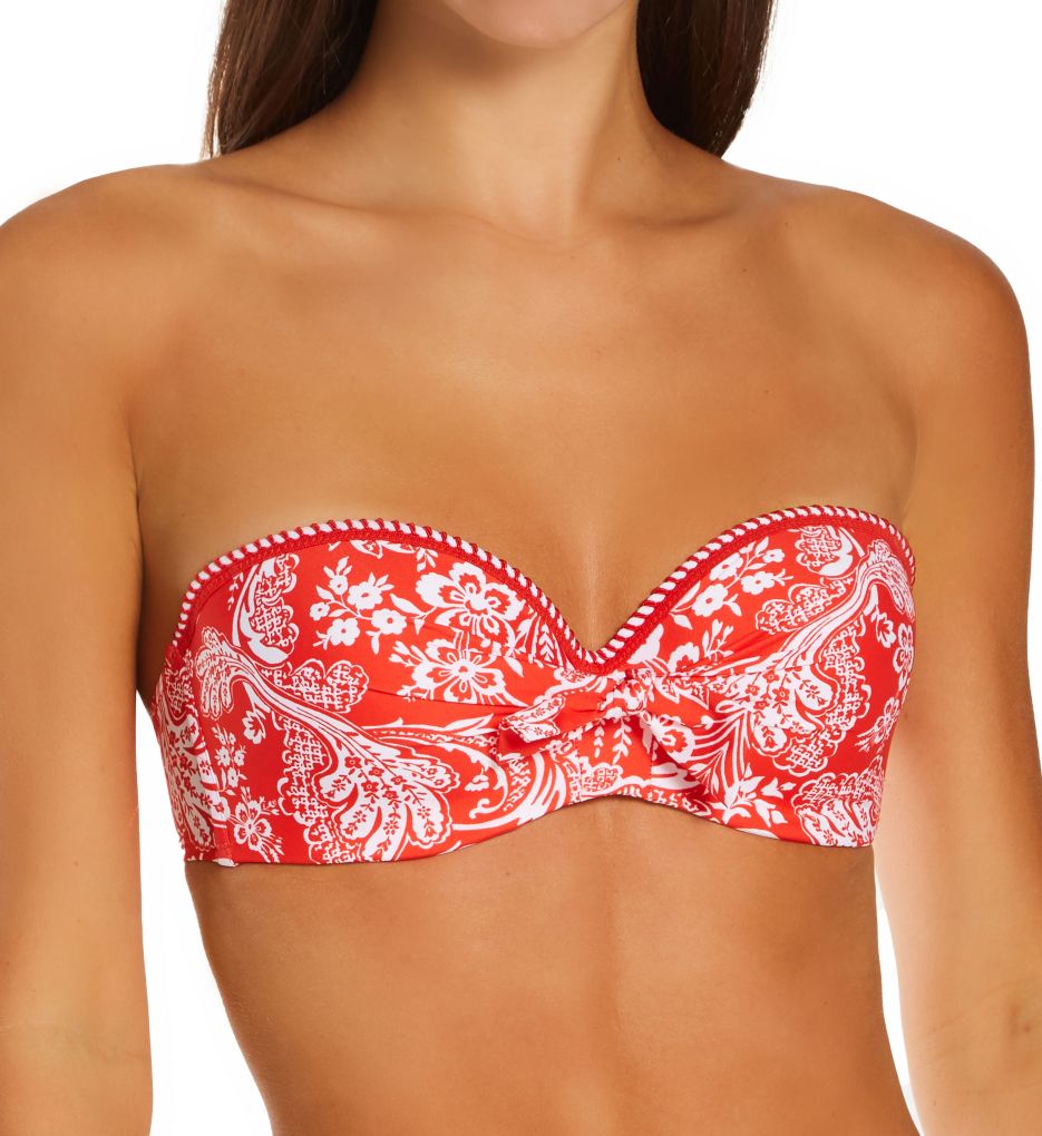 Madewell x Lively™ Bandeau Strapless Bra in Feline Floral