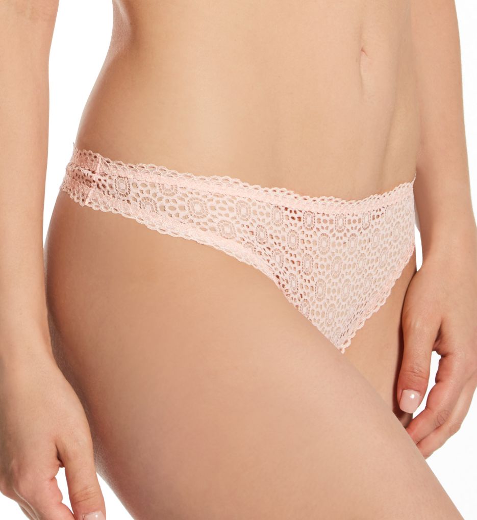 Lise Charmel Women's Destination Futur Thong Panty in Pink | Plus Size Small | HerRoom.com