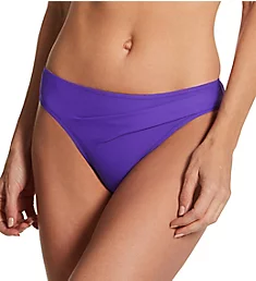 La Chiquissima Bikini Wide Side Swim Bottom Mer Purple 2X