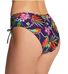 La Precieuse Bikini Adjustable Tie Swim Bottom Navy Precieux XL