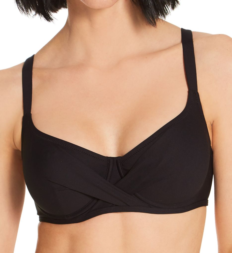 Moulded swim bra no wires La Chiquissima black ANTIGEL DE LISE CHARMEL