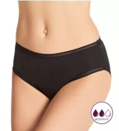 Bikini Period Brief Panty Black L