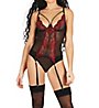 LoveMoi Madeline Lace Gartered Bustier & Thong 2 Pc Set