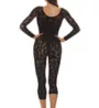 LoveMoi Floral Romance Long Sleeve Body Stocking LOV504 - Image 2