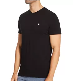 Cotton Stretch Crew Neck T-Shirt jetblk S