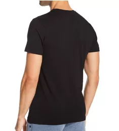 Cotton Stretch Crew Neck T-Shirt jetblk S