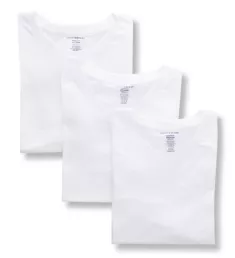 Cotton Jersey Slim Fit Crew Neck T-Shirts - 3 Pack