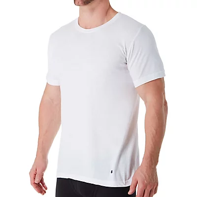 Cotton Jersey Slim Fit Crew Neck T-Shirts - 3 Pack