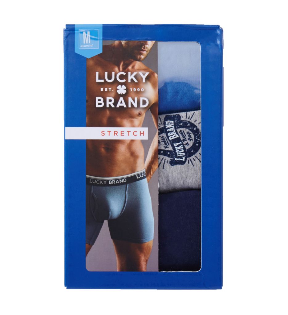 Cotton Stretch Jersey Boxer Briefs - 3 Pack-cs1