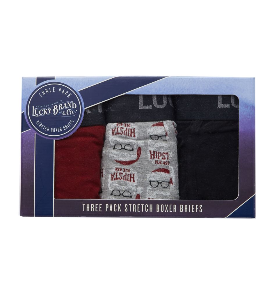Cotton Stretch Boxer Briefs Gift Set - 3 Pack-cs1