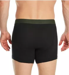 Cotton Modal Boxer Briefs - 3 Pack jetblk L