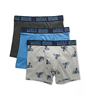 Cotton Stretch Boxer Briefs - 3 Pack CGHP2 S