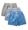 Lucky Cotton Woven Boxers - 3 Pack 201QB09 - Image 4