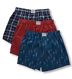 Cotton Woven Boxers - 3 Pack