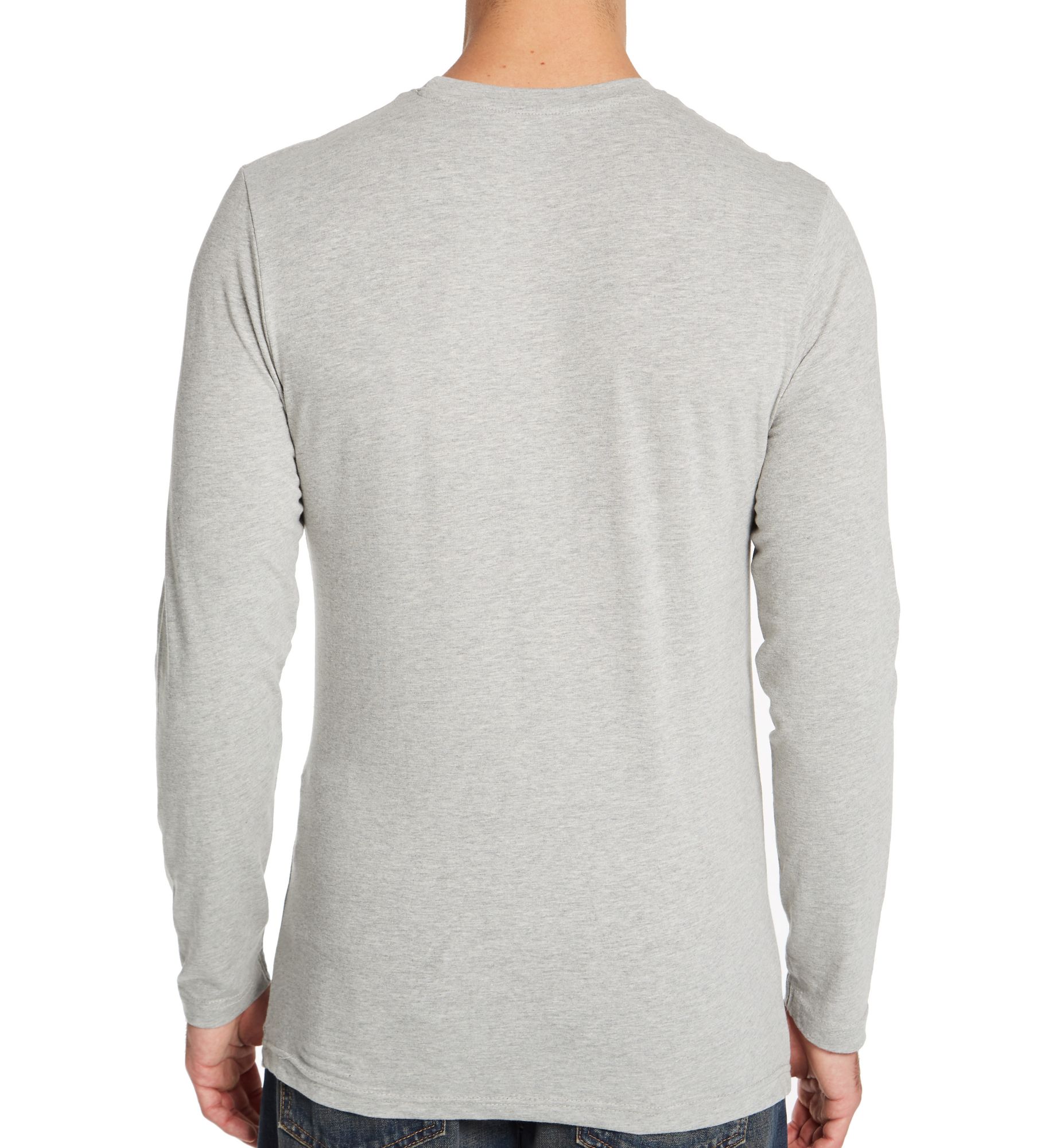 Lucky Long Sleeve Cotton Stretch Crew Neck T-Shirt HEG S  - Image 2