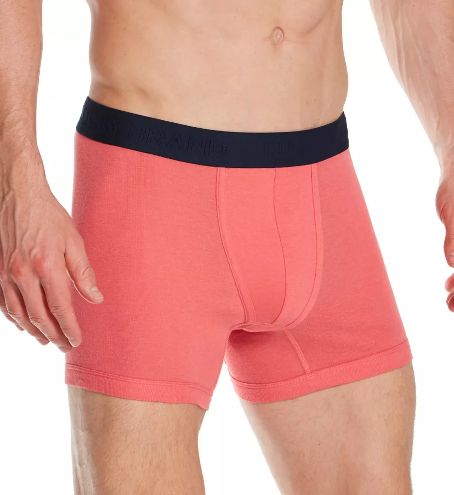 Cotton Modal Boxer Briefs - 3 Pack Rose/Mood/Silver S