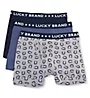 Lucky Cotton Boxer Briefs - 3 Pack 211PB06 - Image 4