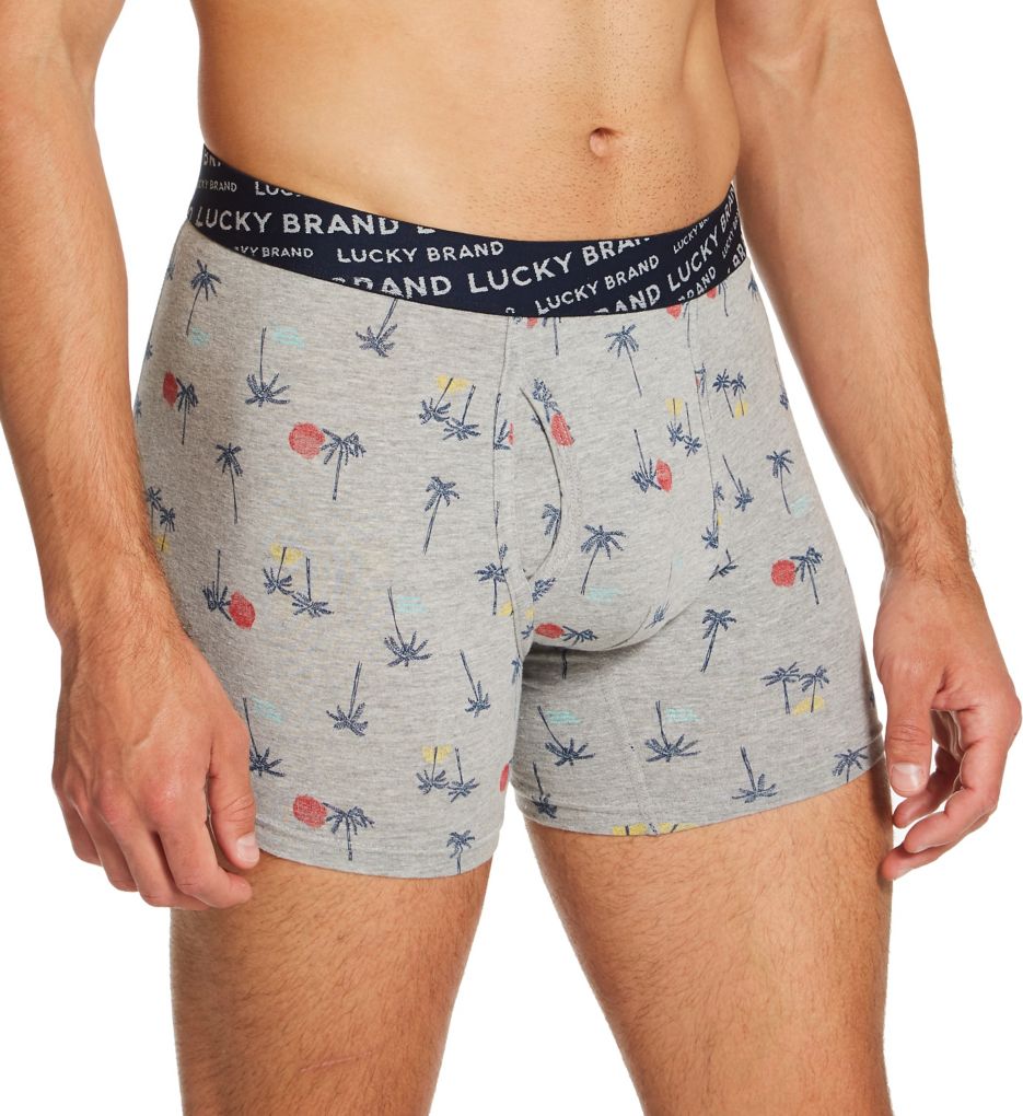 Lucky Brand Men's Underwear ? Cotton Boxer Briefs (6 Pack), Size