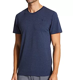 Cotton Stretch Crew Neck T-Shirt Mood Indigo L